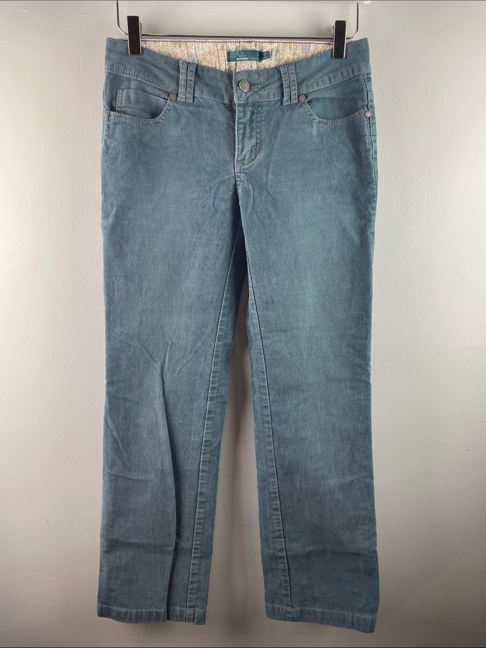 Prana Light Blue Corduroy Jeans Size 4